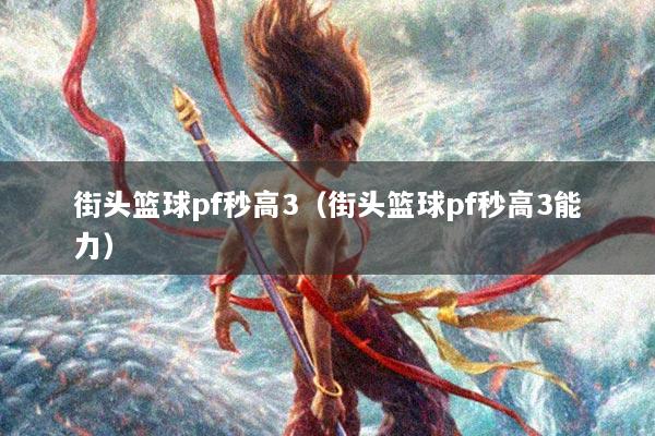 街头篮球pf秒高3（街头篮球pf秒高3能力）